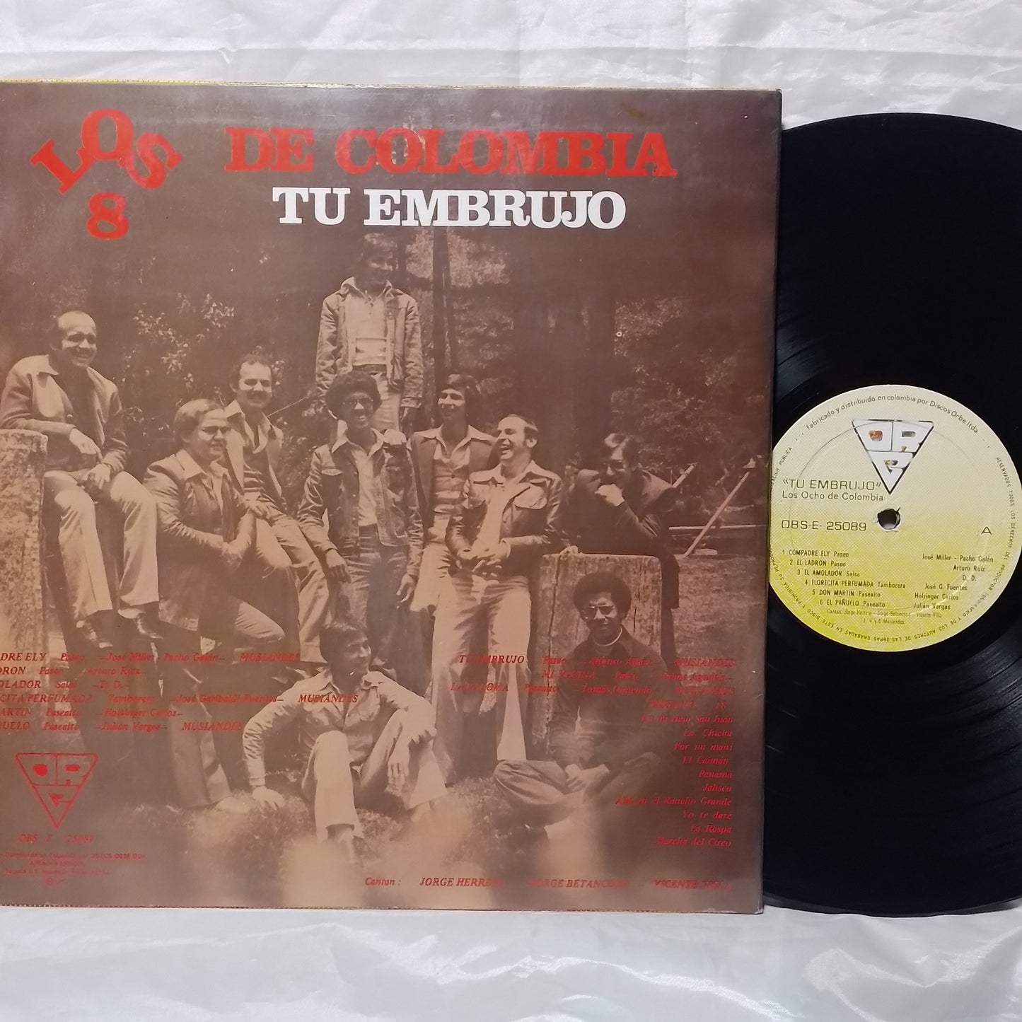 lp Los 8 De Colombia Tu Embrujo made peru 1977 cumbia latin salsa