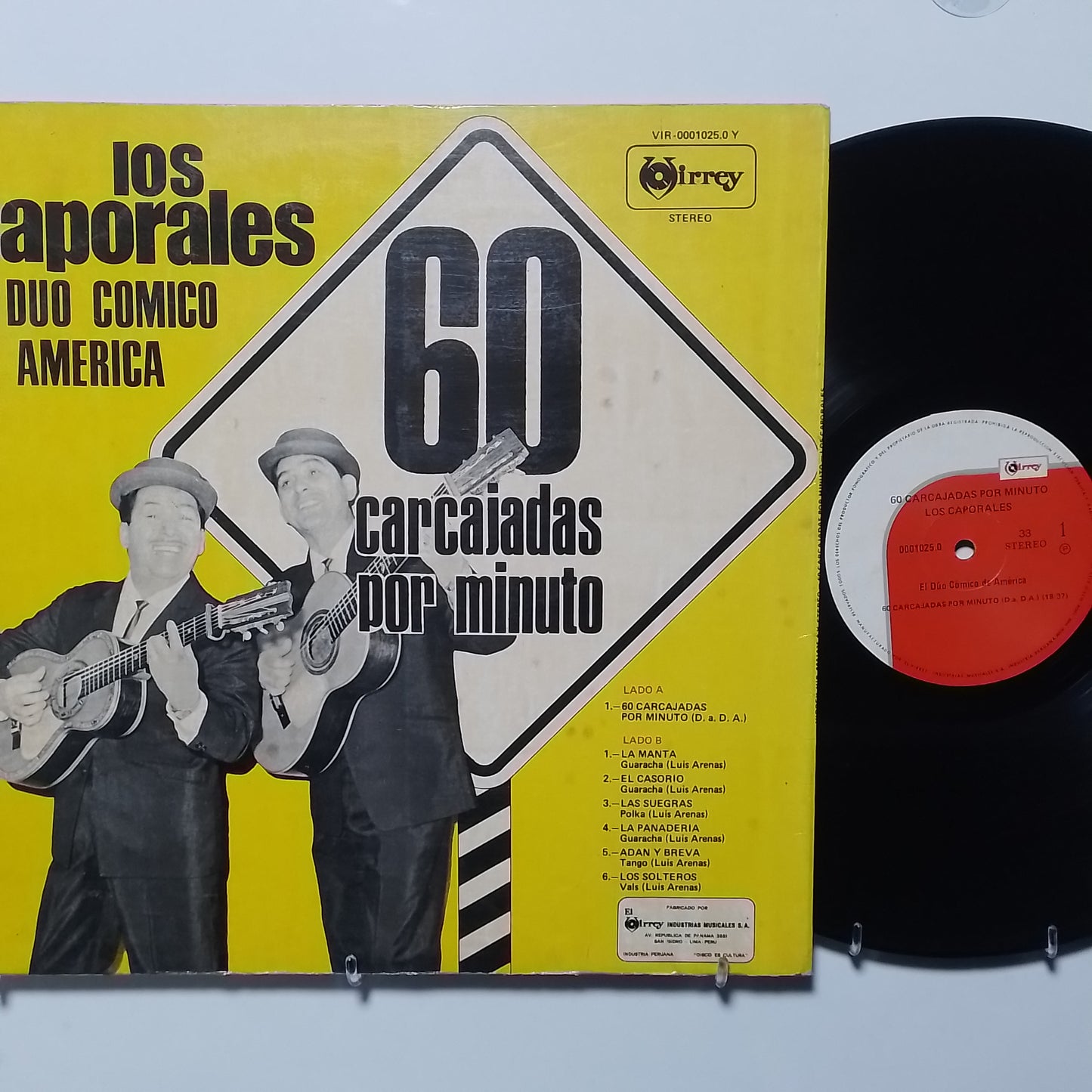 lp los caporales 60 carcajadas por minuto made peru 1970 comedia
