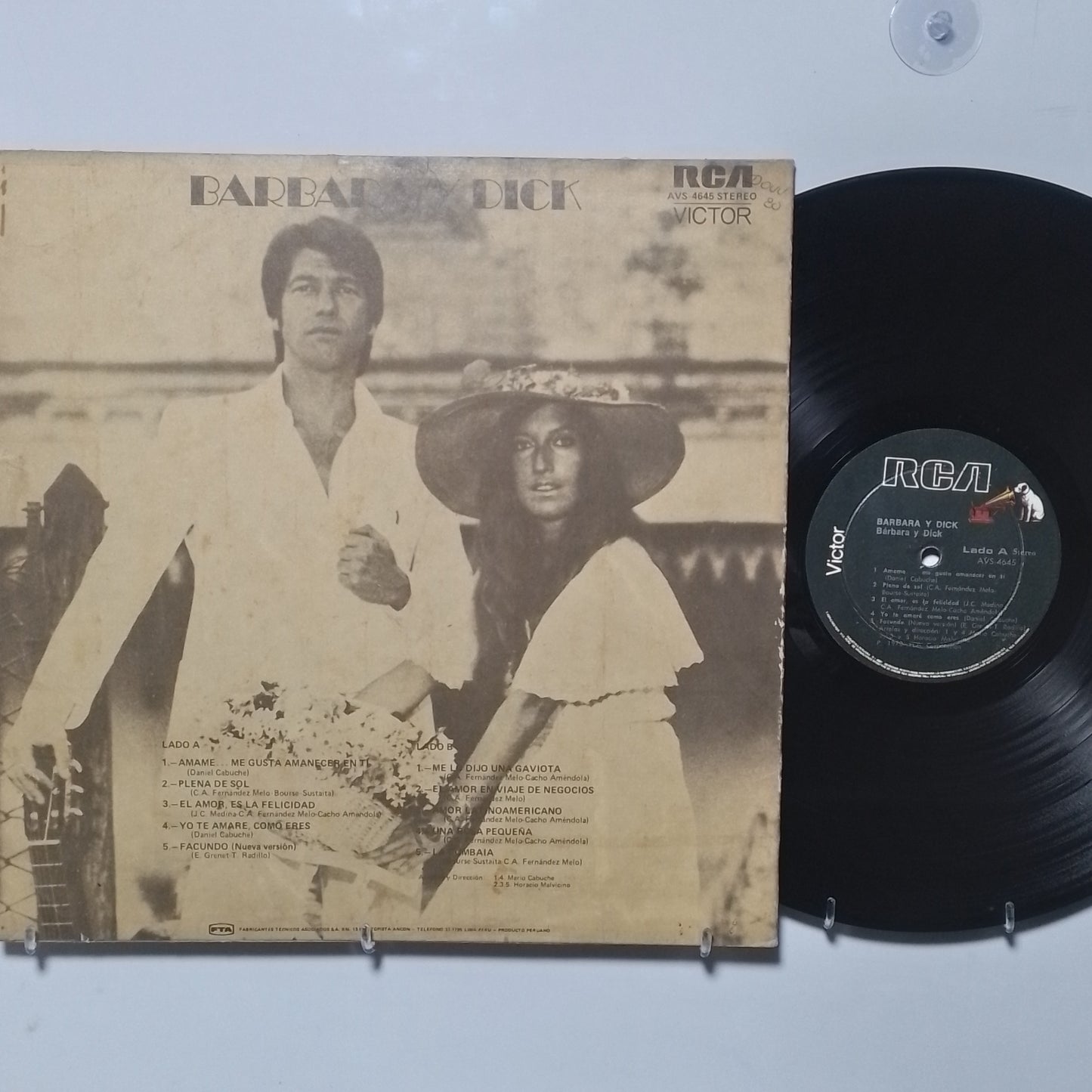 lp Barbara Y Dick Barbara Y Dick made peru 1978 latin pop