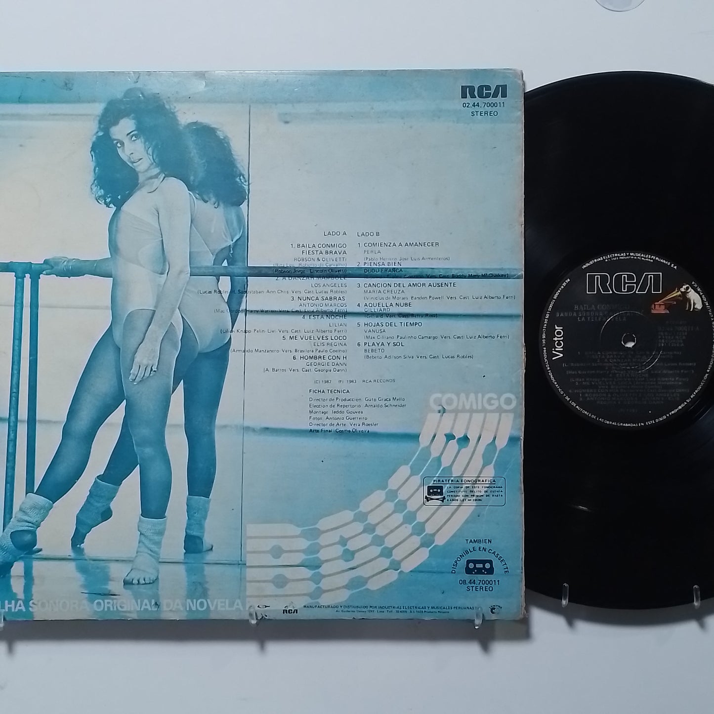 lp Baila Conmigo banda sonora de la telenovela made peru 1983 soundtrack