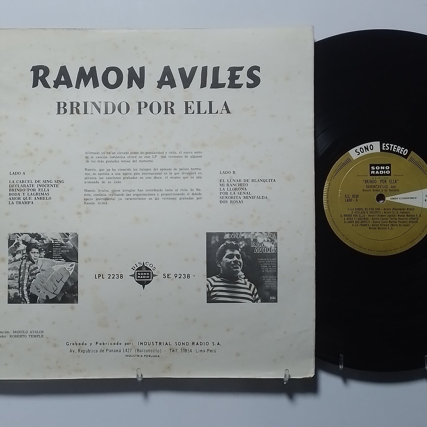 lp Ramon Aviles Brindo Por Ella made peru 1969 bolero