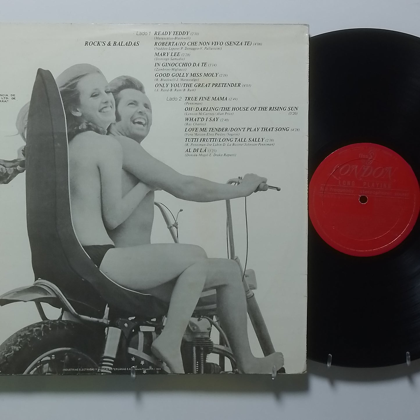 lp Rock’s & Baladas Ready Teddy True Fine Mama Tutti Frutti varios made peru 1970 rock