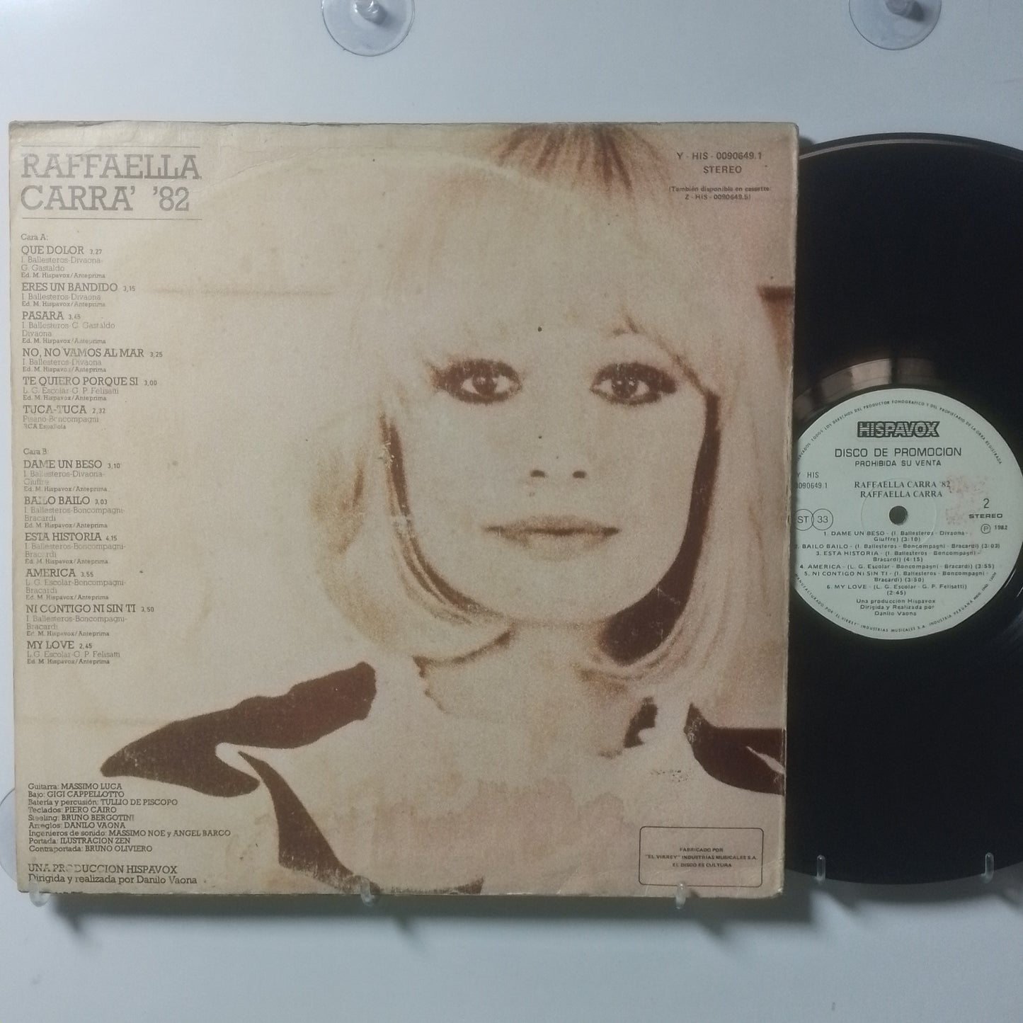lp Raffaella Carra Raffaella Carra 82 made peru 1982 promocional español pop