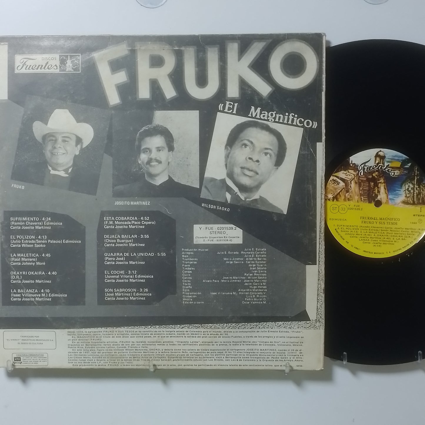 lp Fruko El Magnifico made peru 1986 salsa