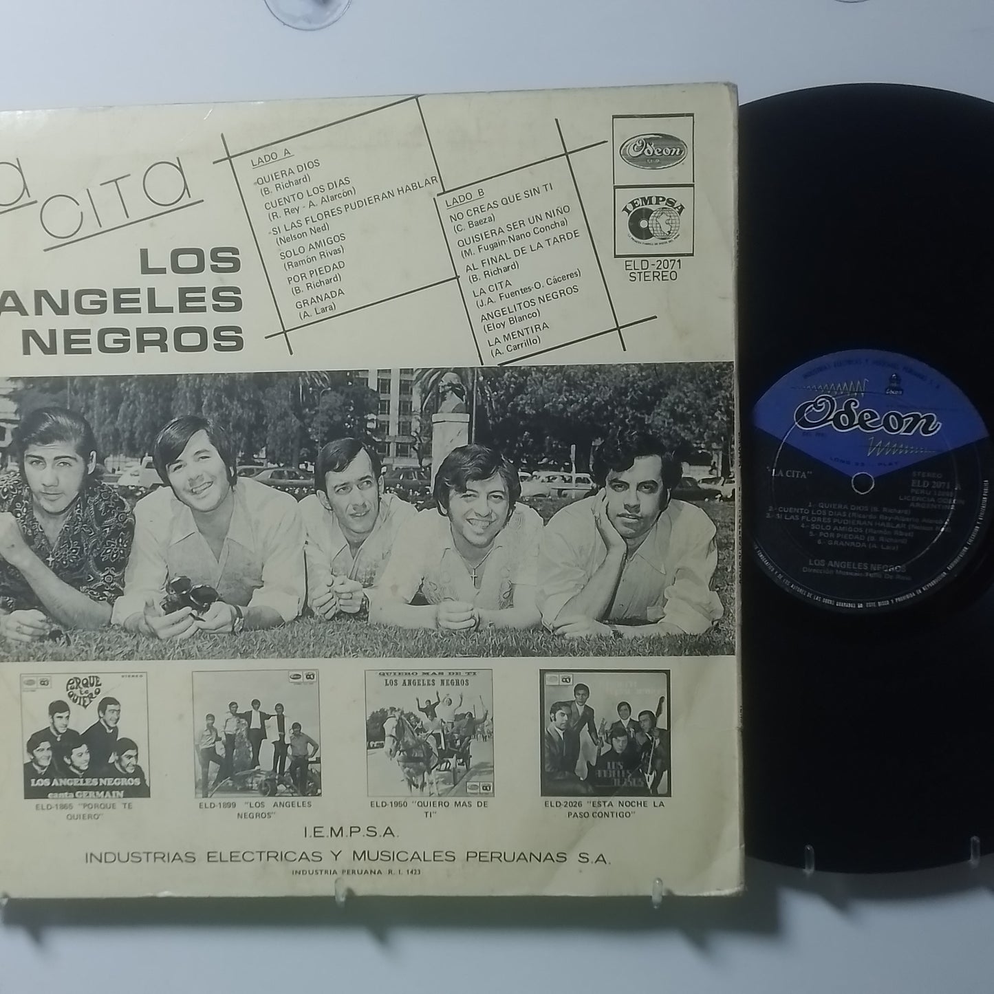 lp Los Angeles Negros La Cita made peru 1972 latin rock