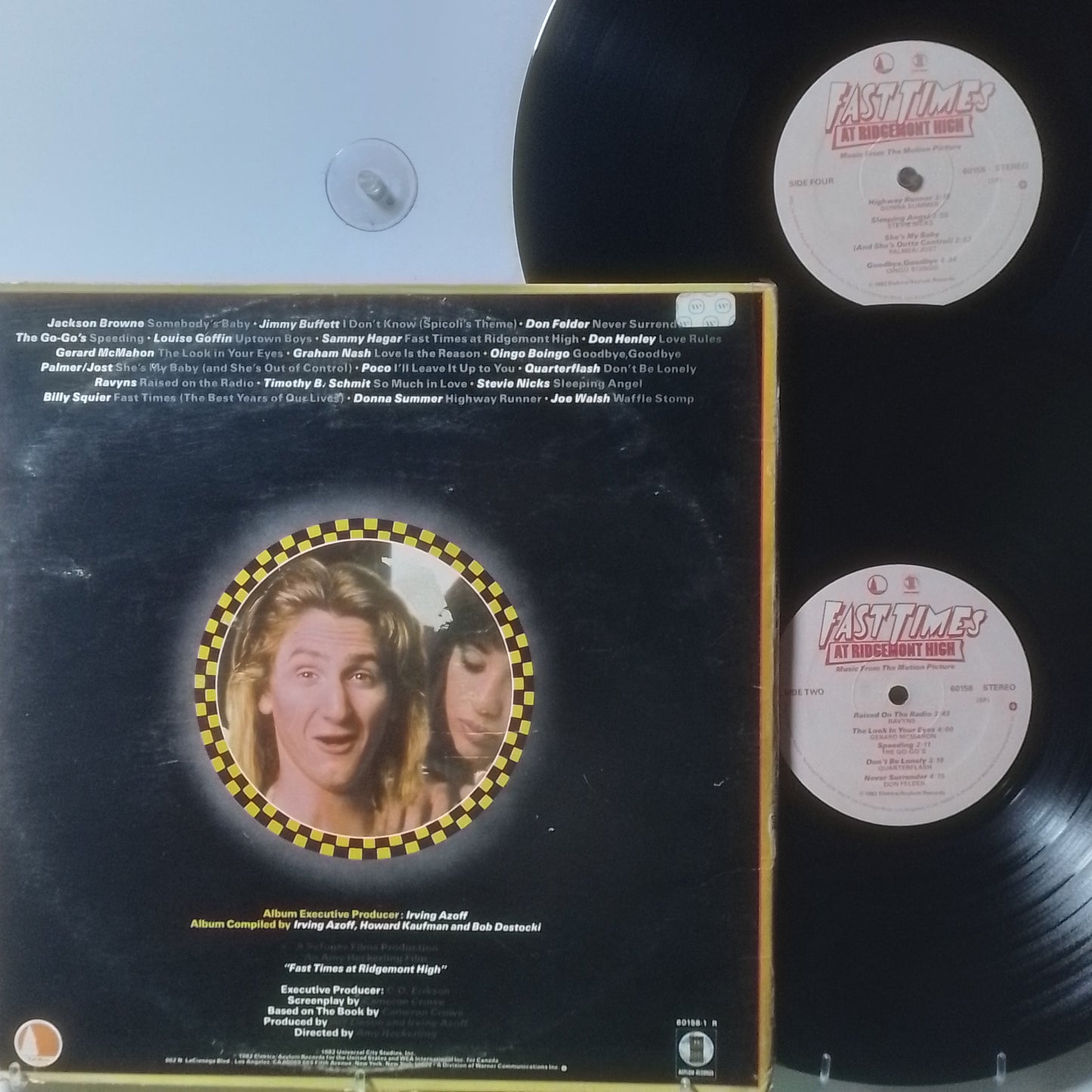 x2 lp Fast Times At Ridgemont High Don Henley Stevie Nicks Donna Summer varios made usa 1982 gatefold rock soundtrack