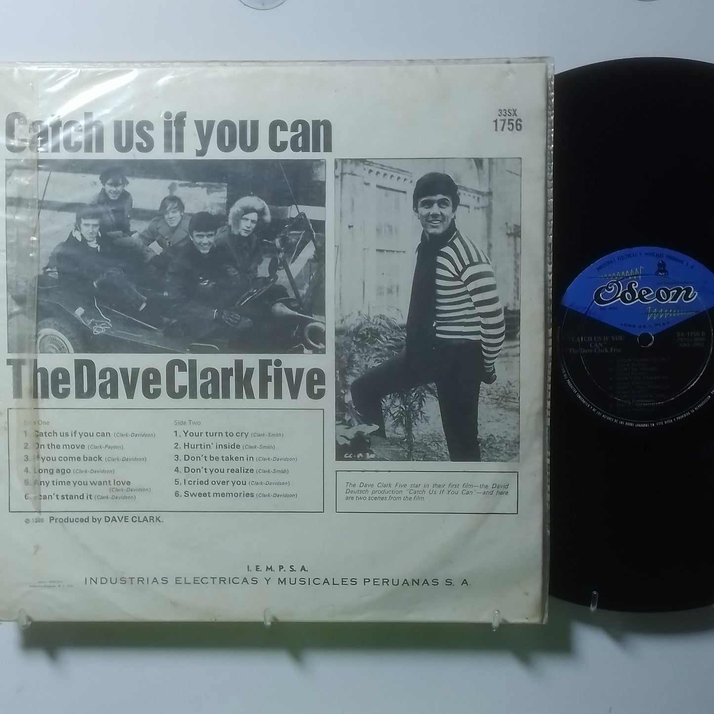 lp The Dave Clark Five Catch Us If You Can made peru 1965 rock