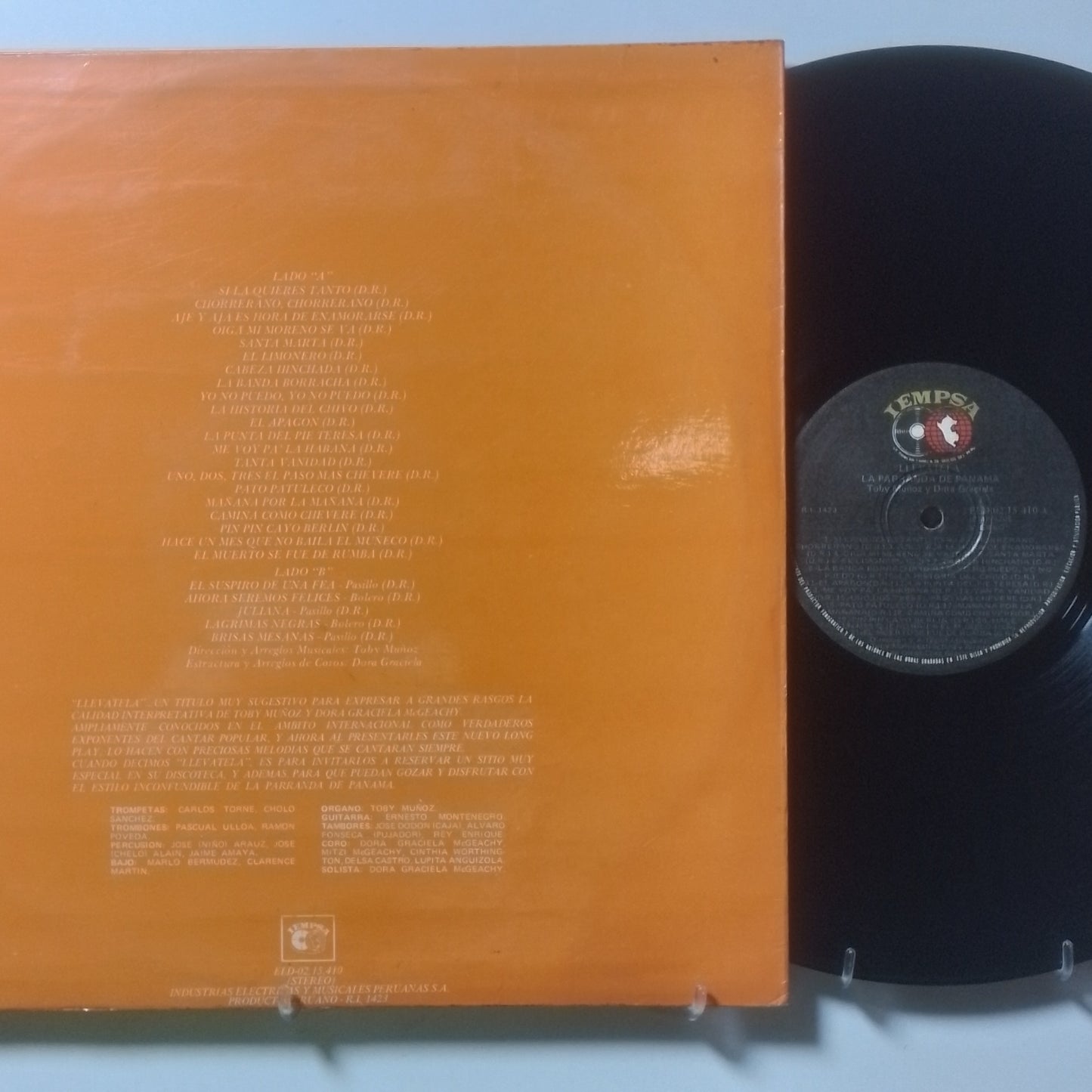 lp la parranda de panama llevatela made 1978 tropical latin