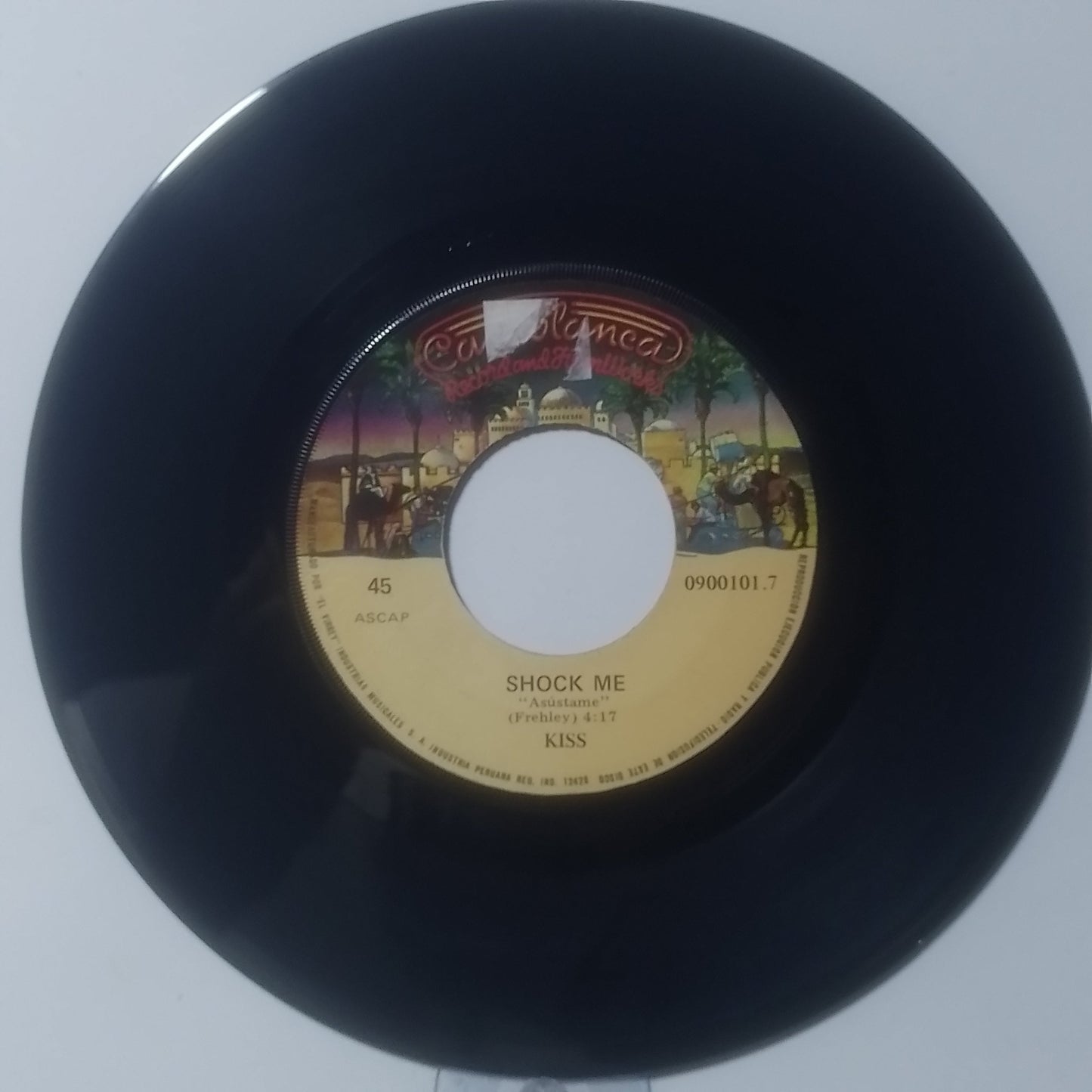 Single 7" Kiss Christine Sixteen / Shock Me made Peru 1977 rock