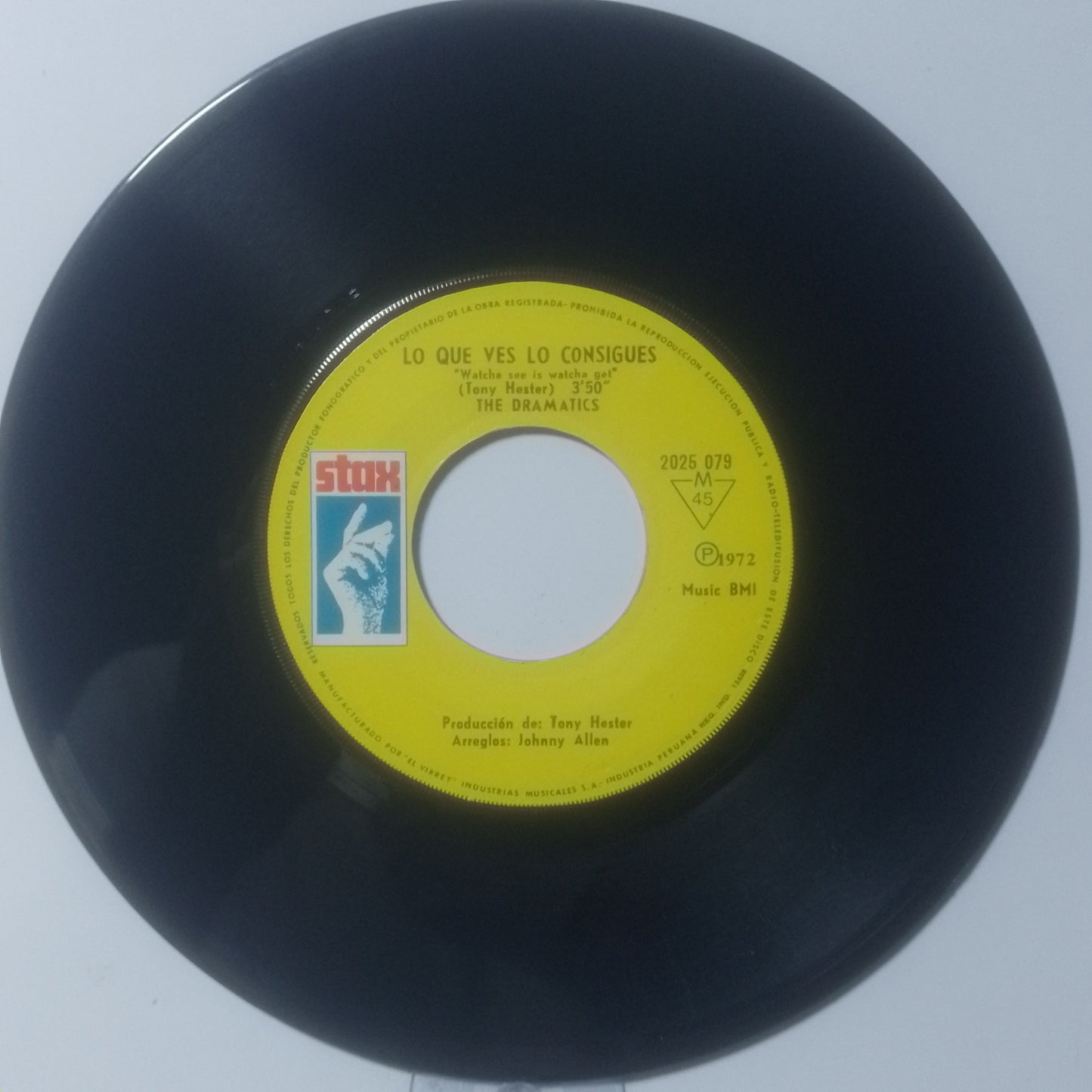 single 7" The Dramatics Watcha See Is Whatcha Get / Get Up And Get Down made peru 1972 funk soul