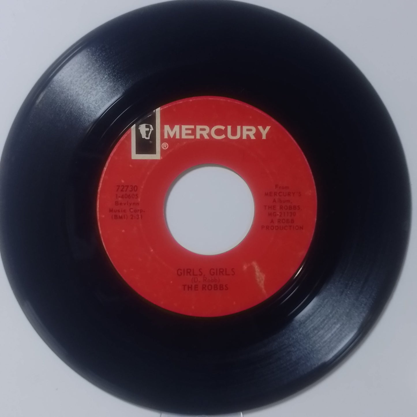 single 7" The Robbs Violets Of Dawn / Girls Girls made Peru 1967 pop rock