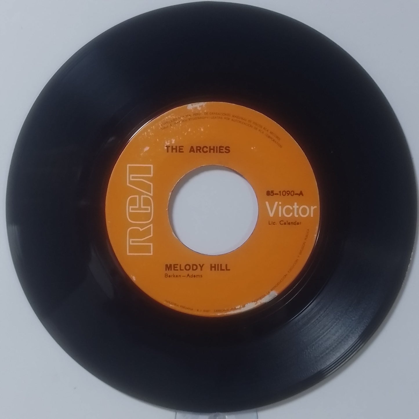 single 7" The Archies Melody Hill / Sugar Sugar made Peru 1969 pop rock