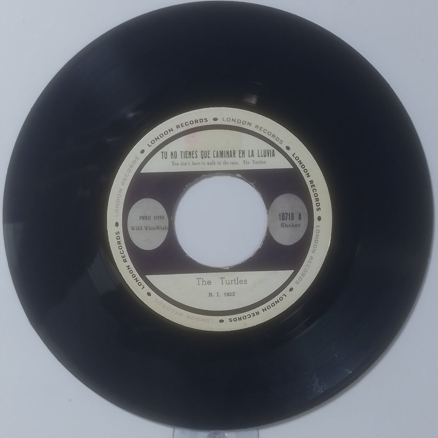 single 7" The Turtles You Don't Have To Walk In The Rain / Come Over made Peru 1969 pop rock