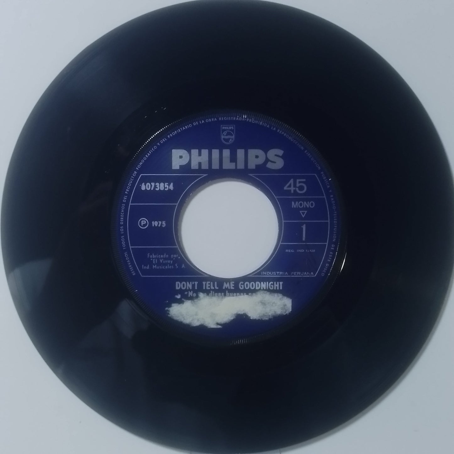 single 7" Lobo Don't Tell Me Goodnight / Something To See Me Through made peru 1975 soft rock