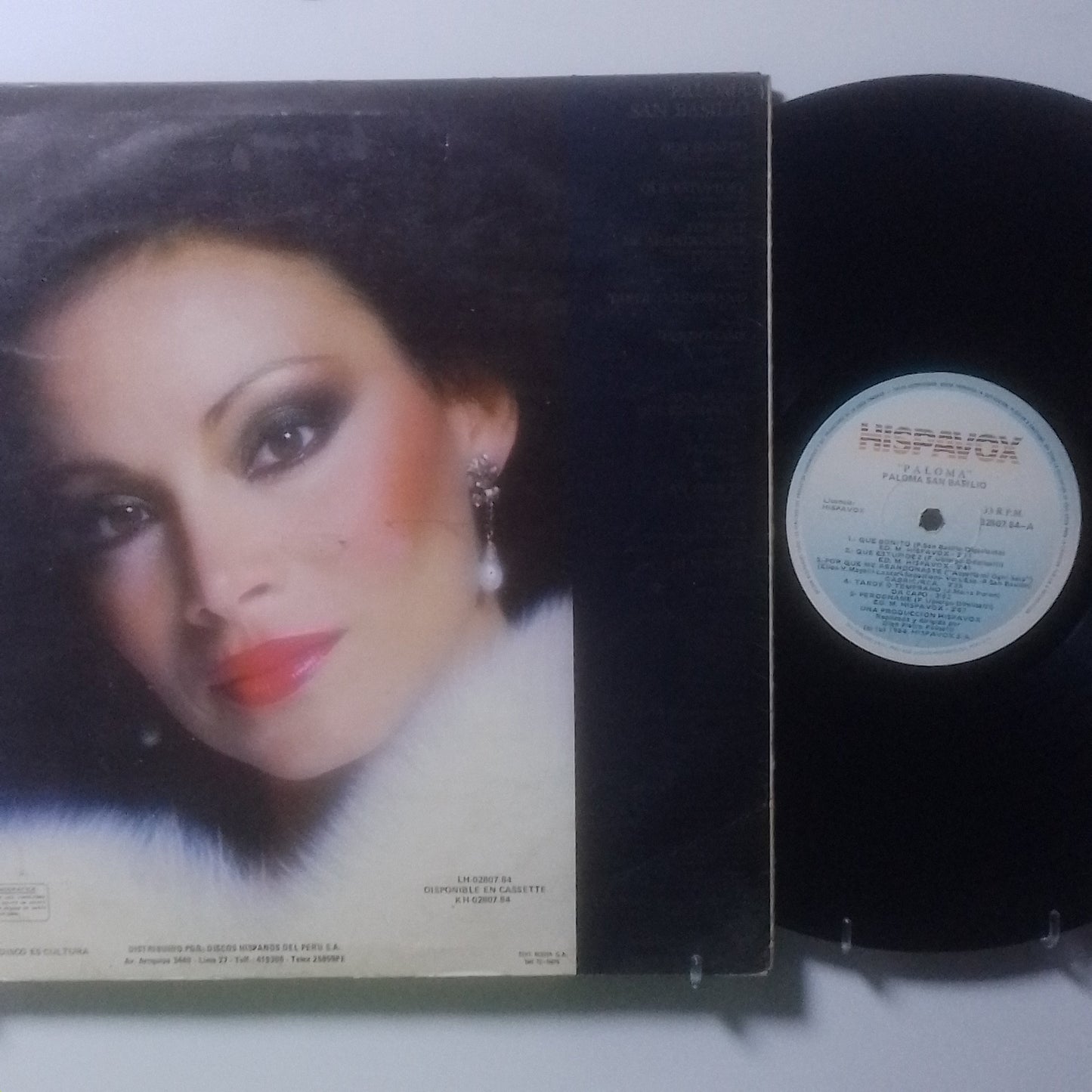 lp paloma san basilio paloma made peru 1984 latin balada