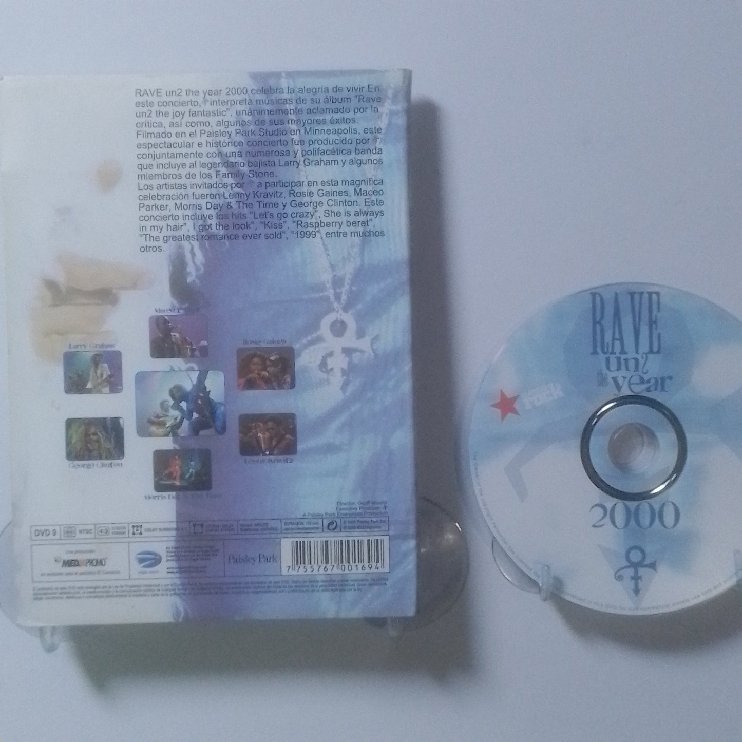 dvd prince The Artist Formerly Known As Prince Rave Un2 The Year 2000 made peru 2008 concierto vivo