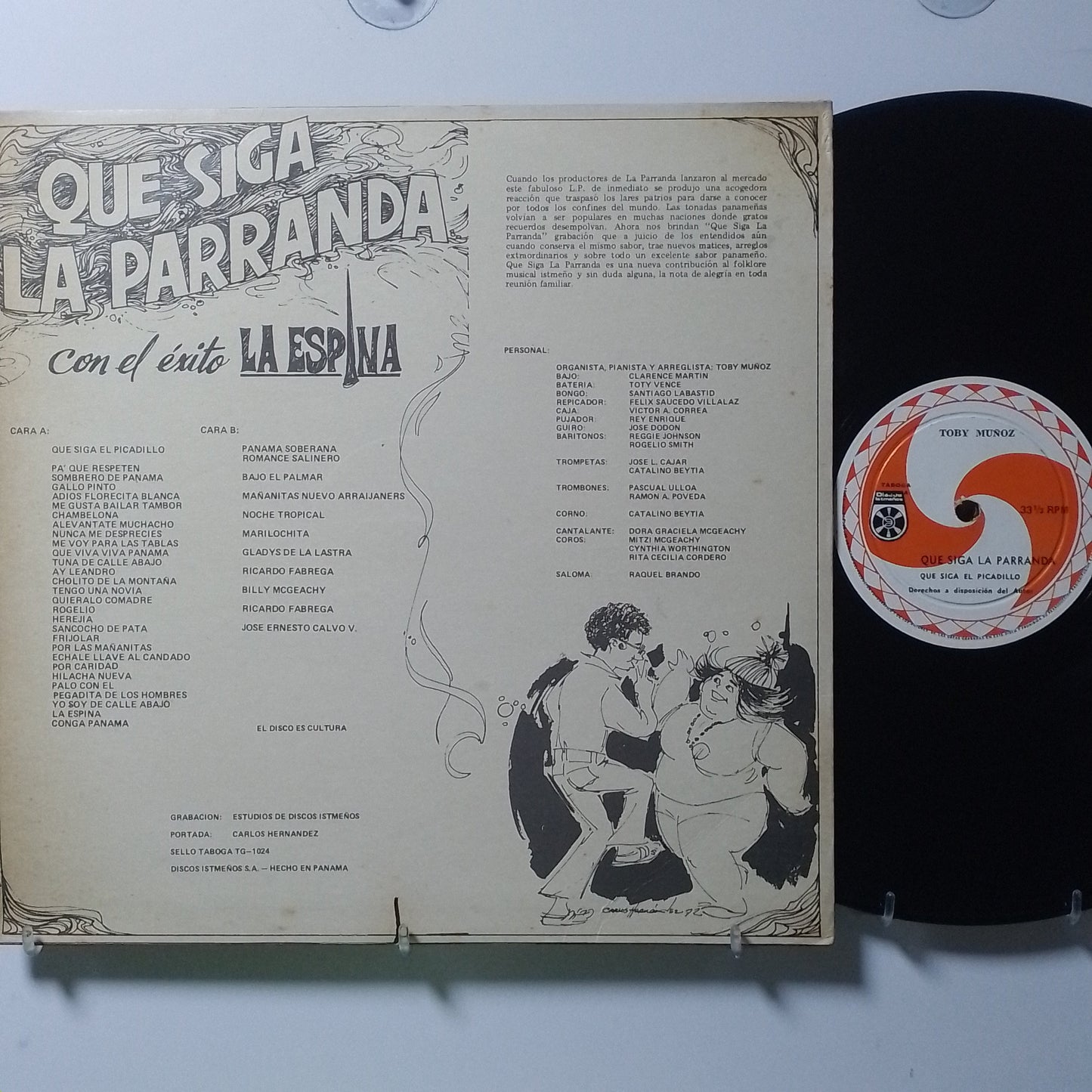 lp toby munoz que siga la parranda made panama 1972 tropical latin