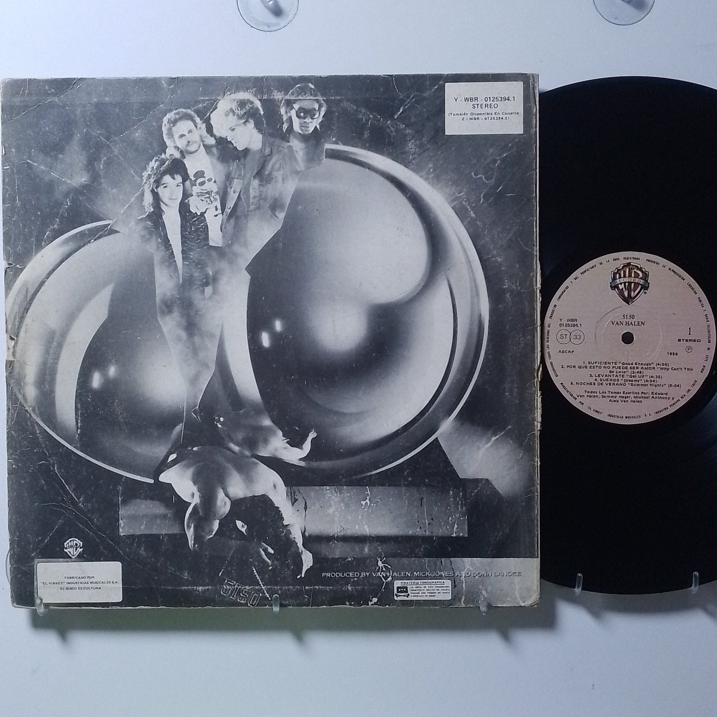 lp van halen 5150 made peru 1986 rock