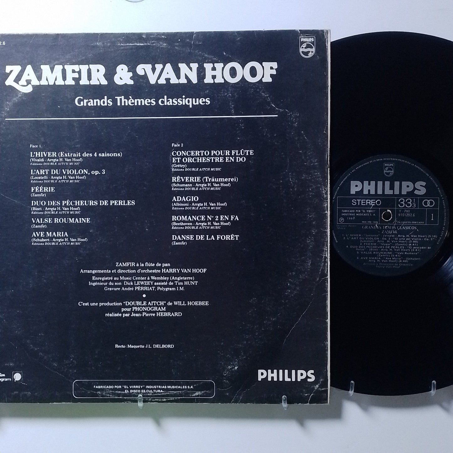 lp zamfir grandes temas clasicos made peru 1980 instrumental