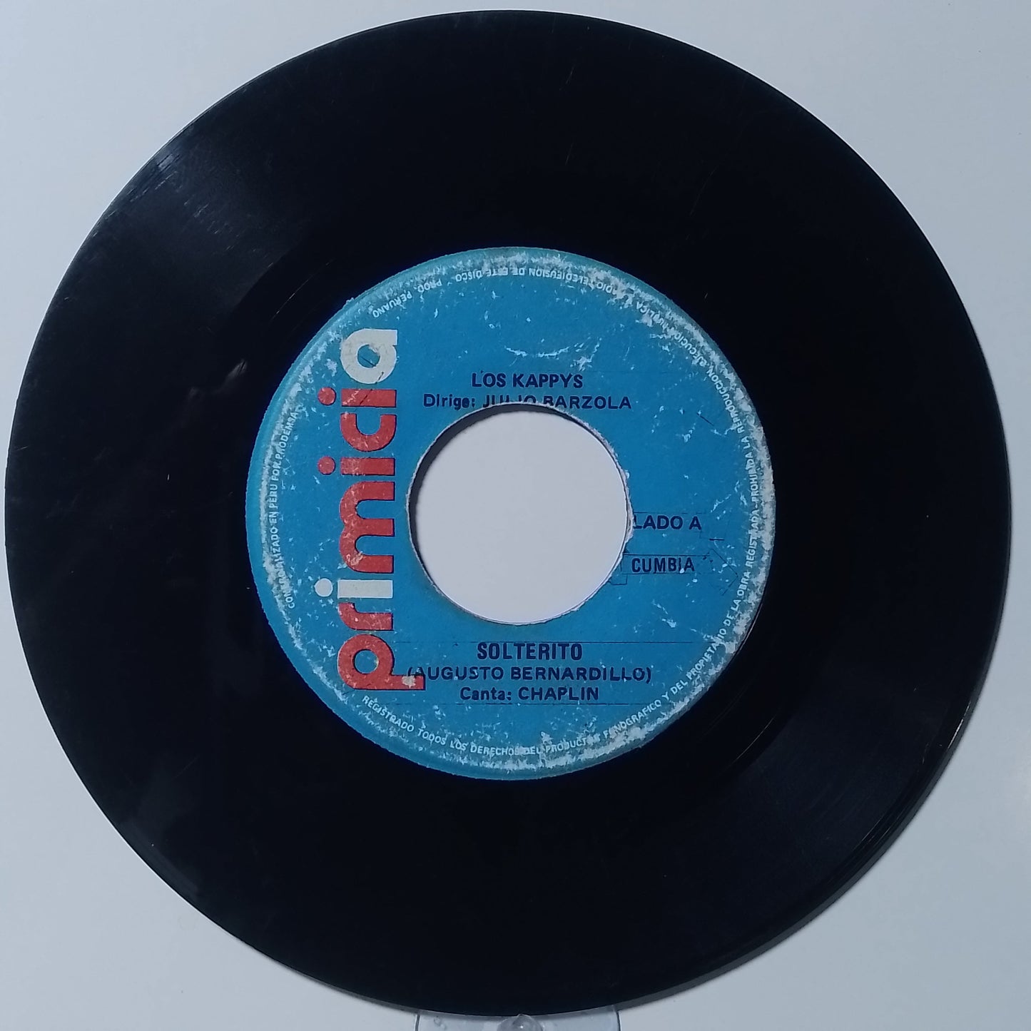 single 7" Los Kappys Solterito / Esperanza made Peru 1980 cumbia