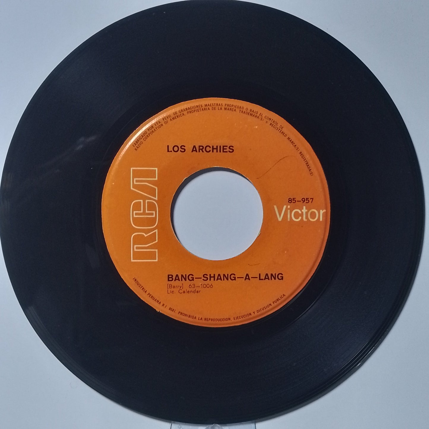 single 7" The Archies Bang Shang A Lang / Truck Driver made peru 1968 pop