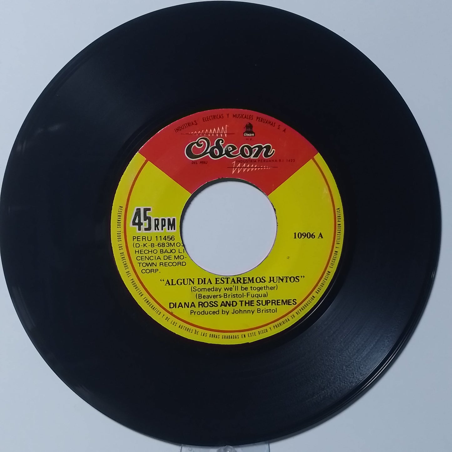 single 7" Diana Ross & The Supremes Someday We'll Be Together / He's My Sunny Boy made peru 1969 soul