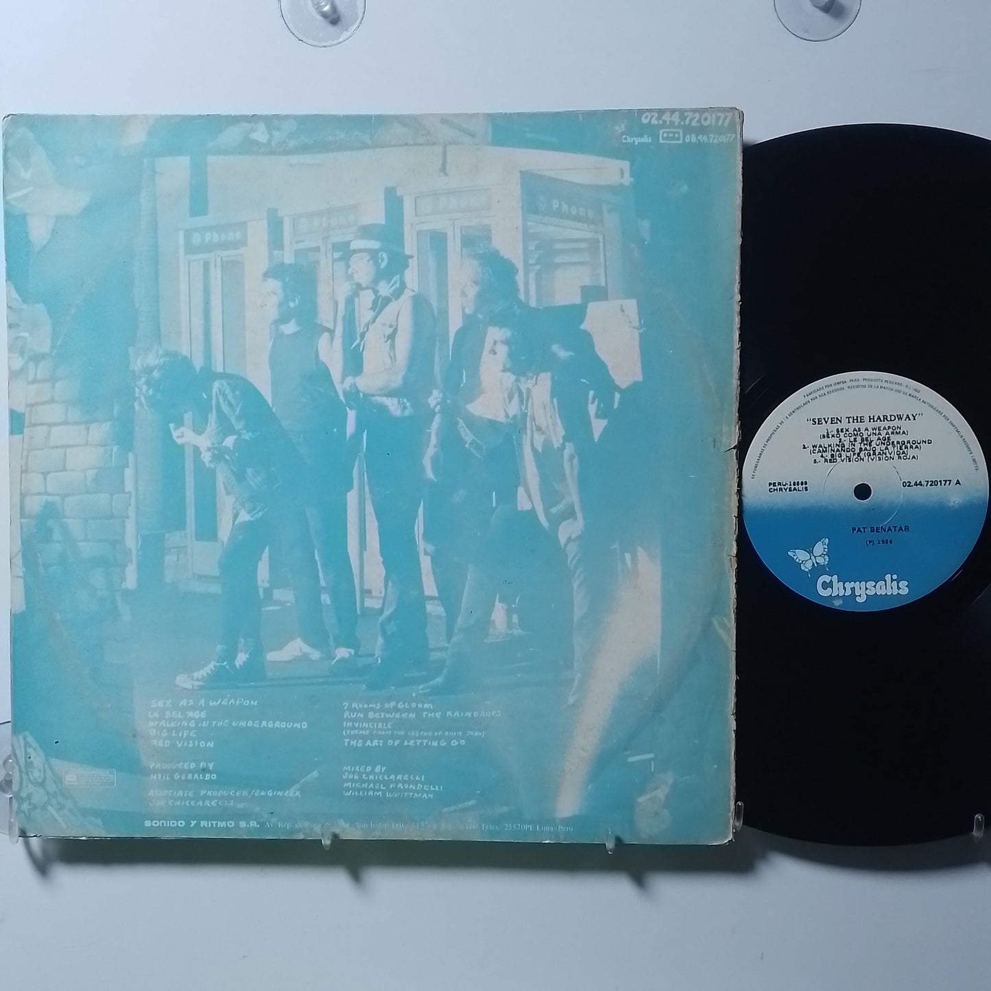 lp Pat Benatar Seven The Hard Way made peru 1985 pop rock