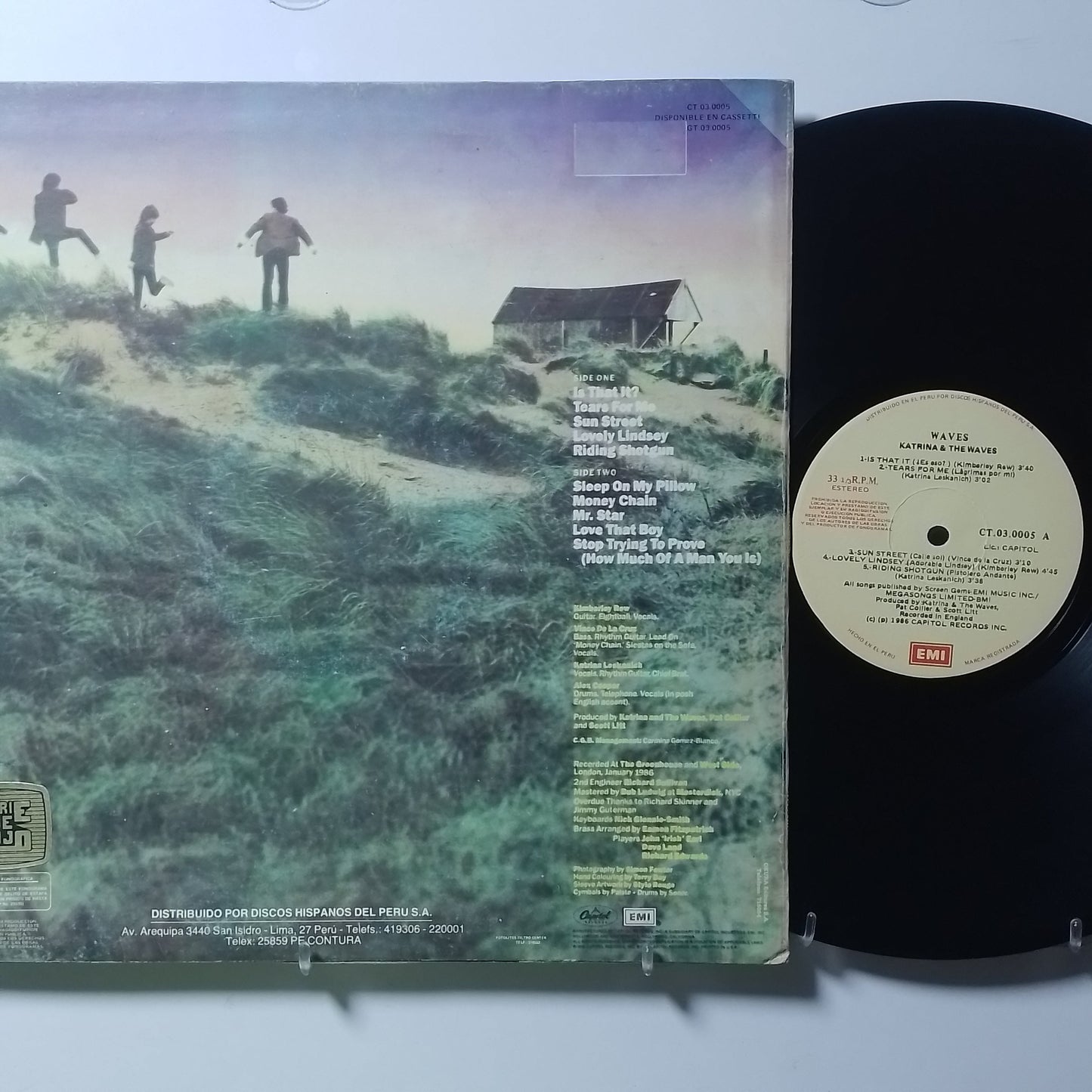 lp Katrina And The Waves Waves made peru 1986 pop rock