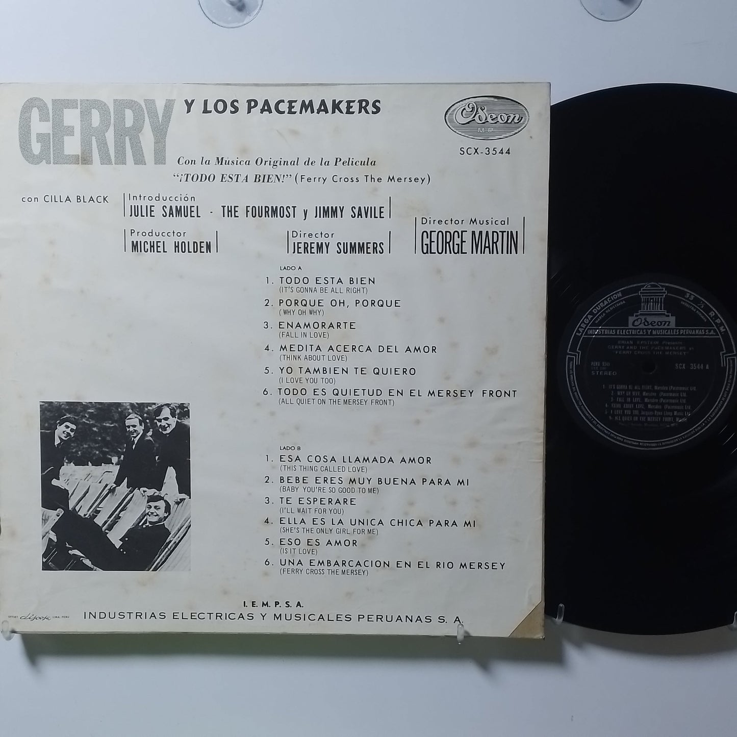 lp Gerry And The Pacemakers Ferry Cross The Mersey made peru 1965 pop rock