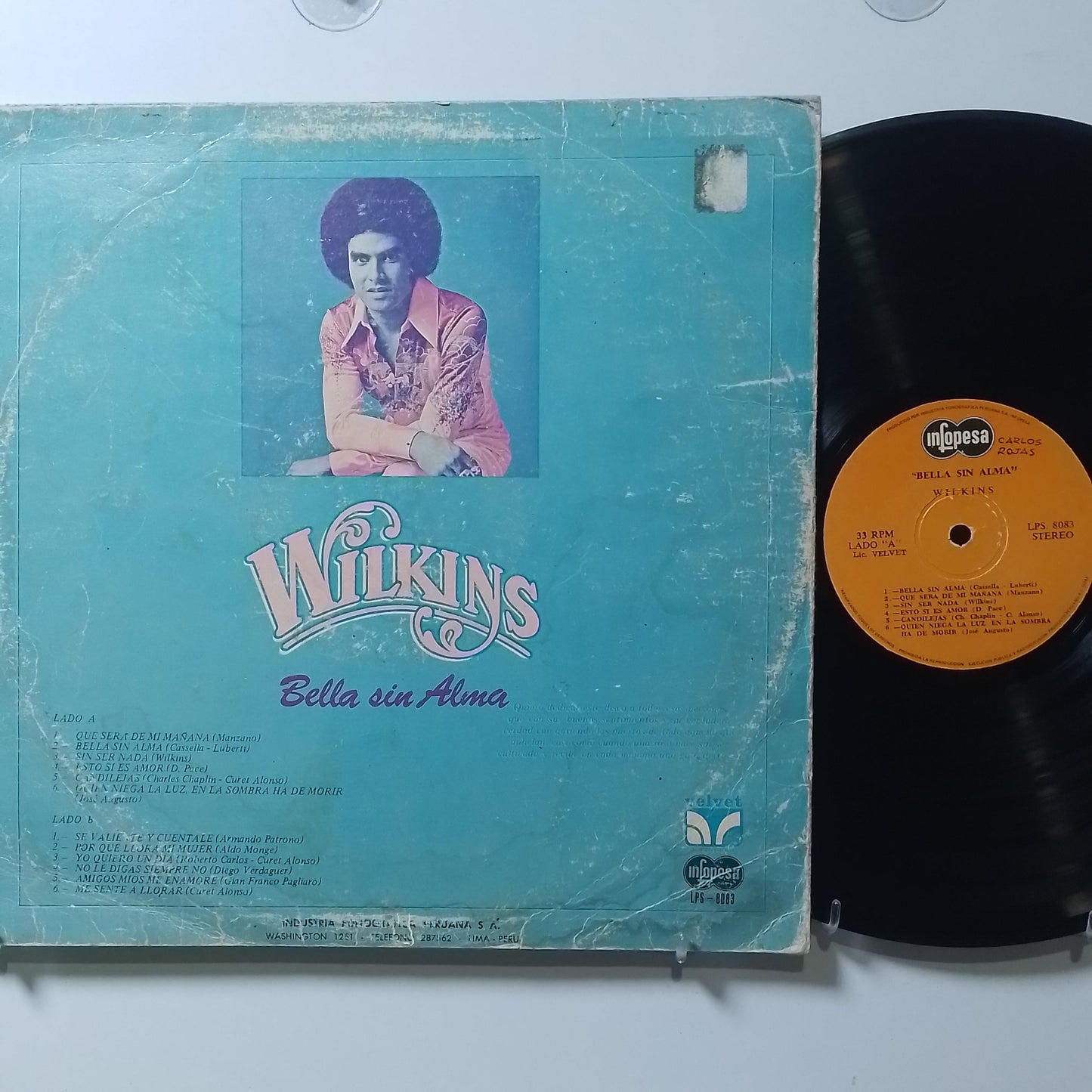 lp Wilkins Wilkins made peru 1975 funk soul latin
