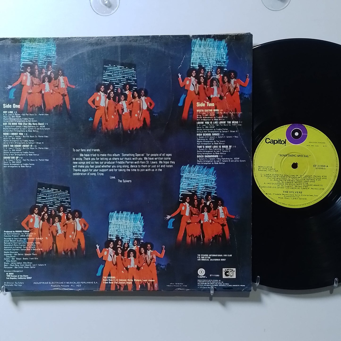 lp The Sylvers Something Special made peru 1976 soul funk disco