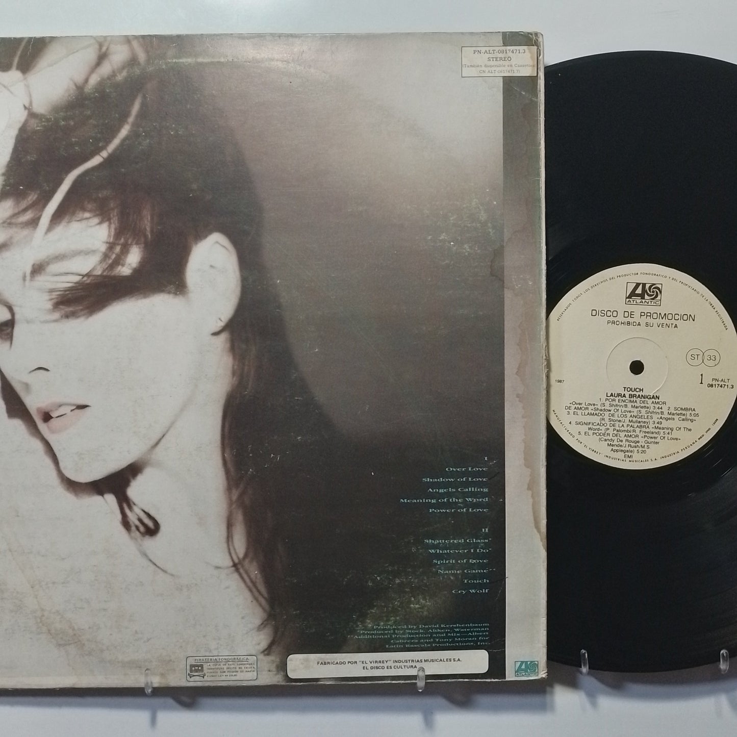 lp Laura Branigan Touch made peru 1987 promocional Electronic Rock Pop