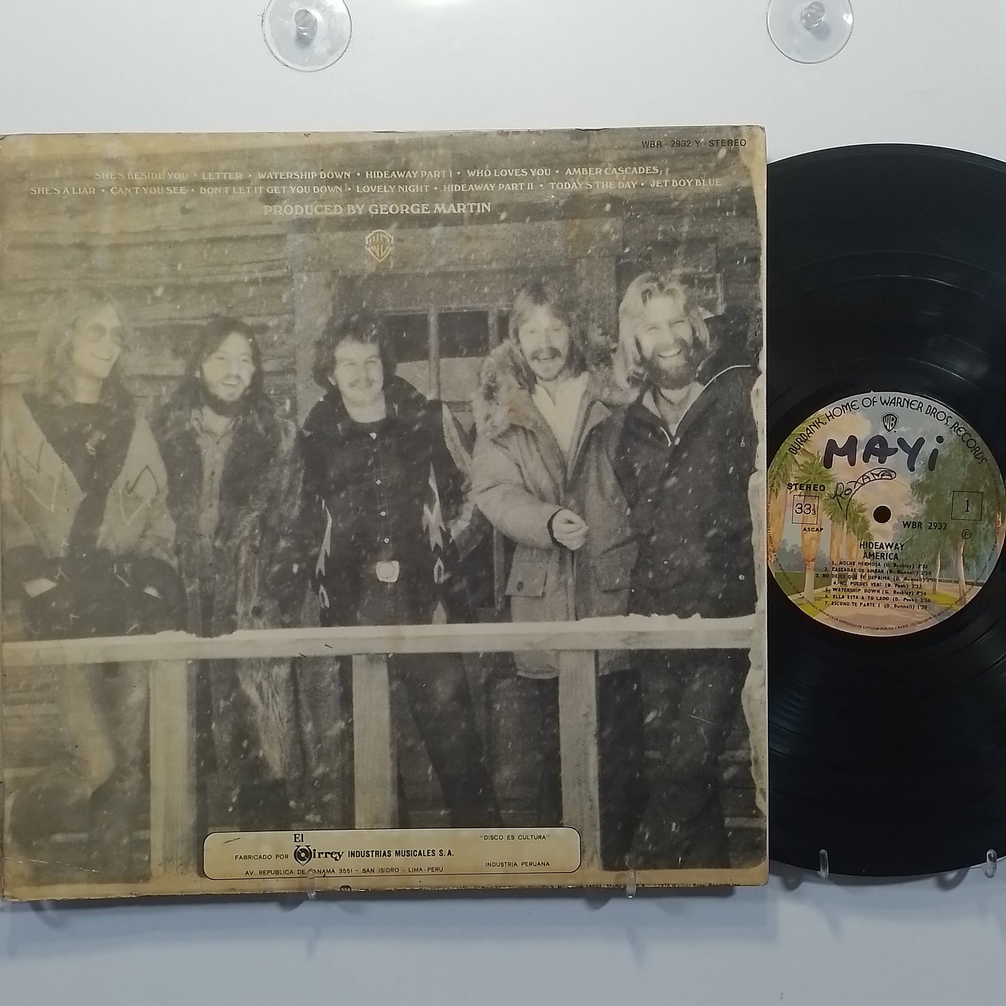 lp America Hideaway made peru 1976 pop rock