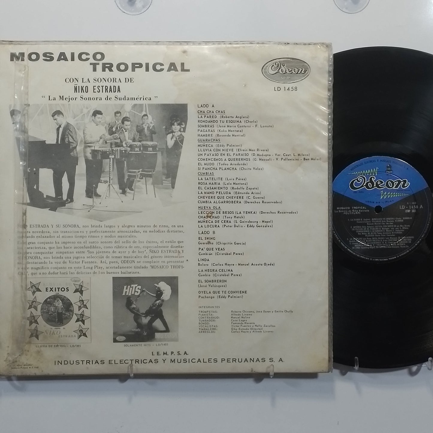 lp La Sonora De Ñiko Estrada Mosaico Tropical made peru 1964 salsa cumbia