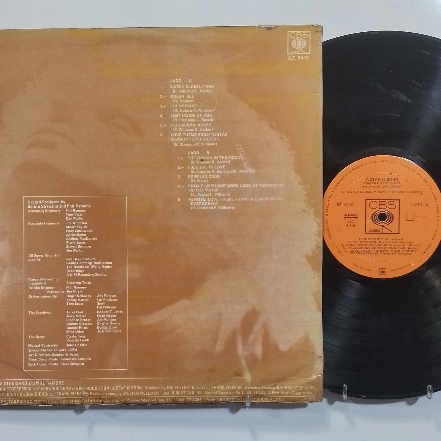 lp Barbra Streisand Kris Kristofferson Streisand Kristofferson A Star Is Born made peru 1976 pop rock