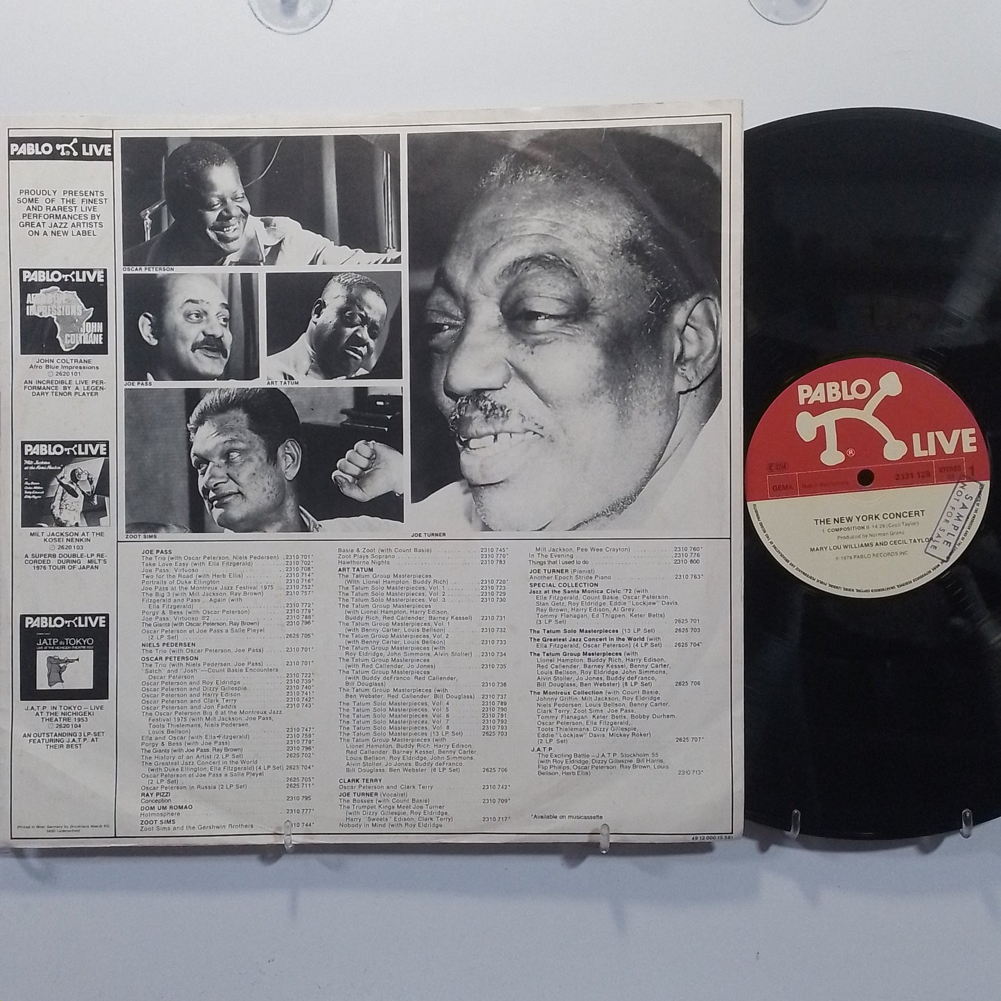lp mary lou williams and cecil taylor the new york concert made alemania 1978 promocional jazz