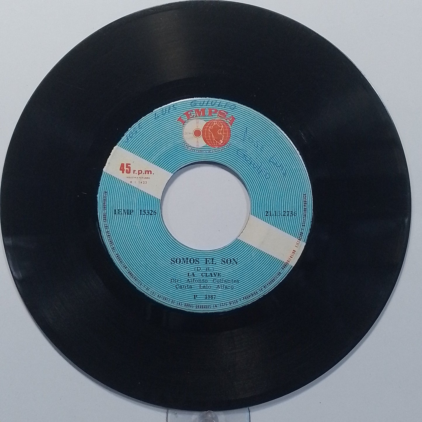 single 7" La Clave Ese Dia / Somos El Son made Peru 1987 salsa