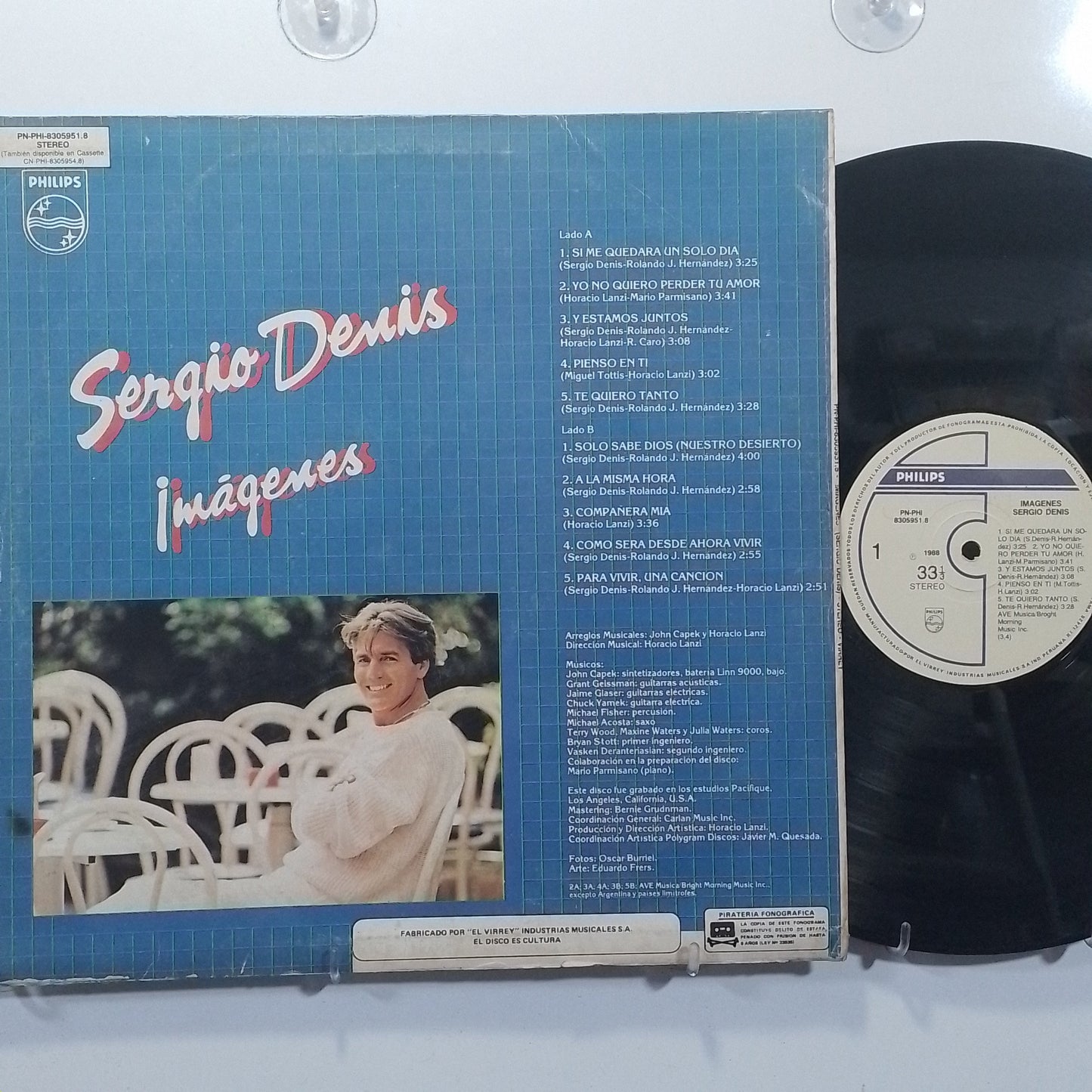 lp Sergio Denis Imagenes made peru 1986 latin pop