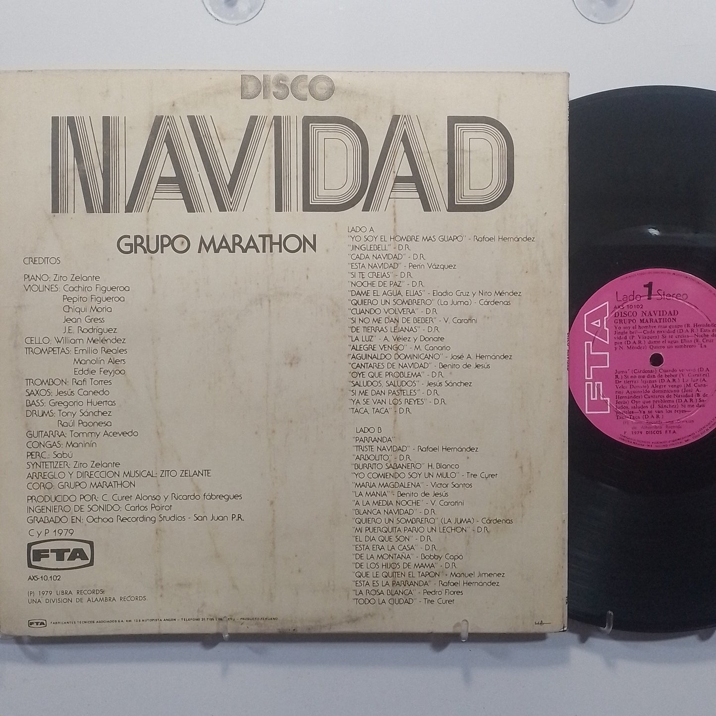 lp Grupo Marathon disco Navidad made peru 1979 latin disco