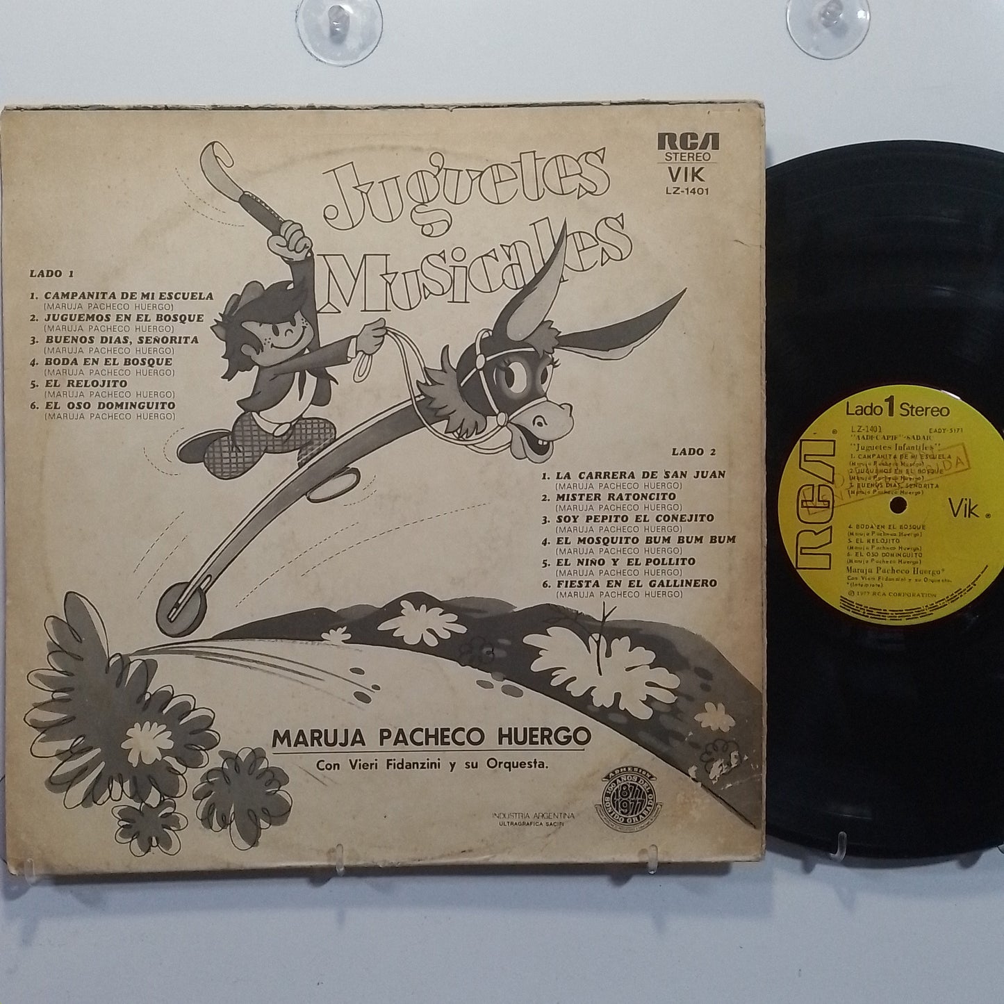 lp maruja pacheco juguetes musicales made argentina 1977 infantil