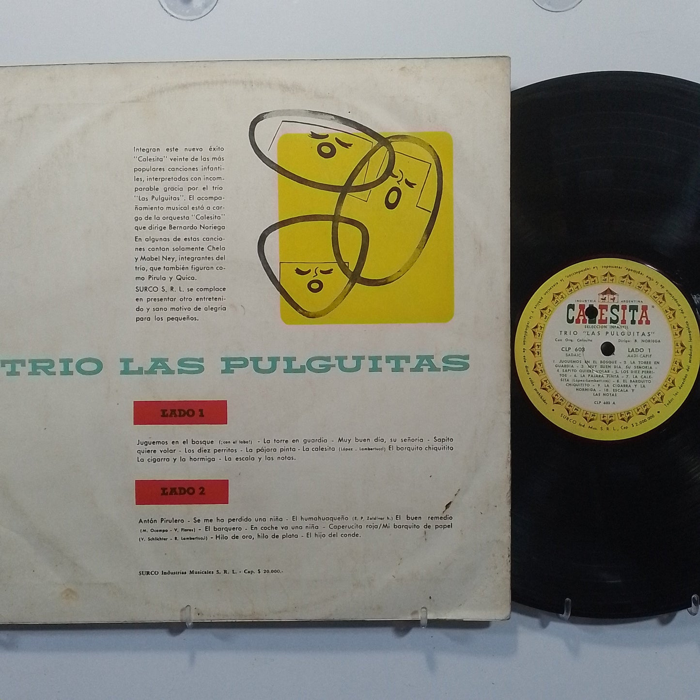 lp trio las pulguitas trio las pulguitas made argentina 1970 infantil