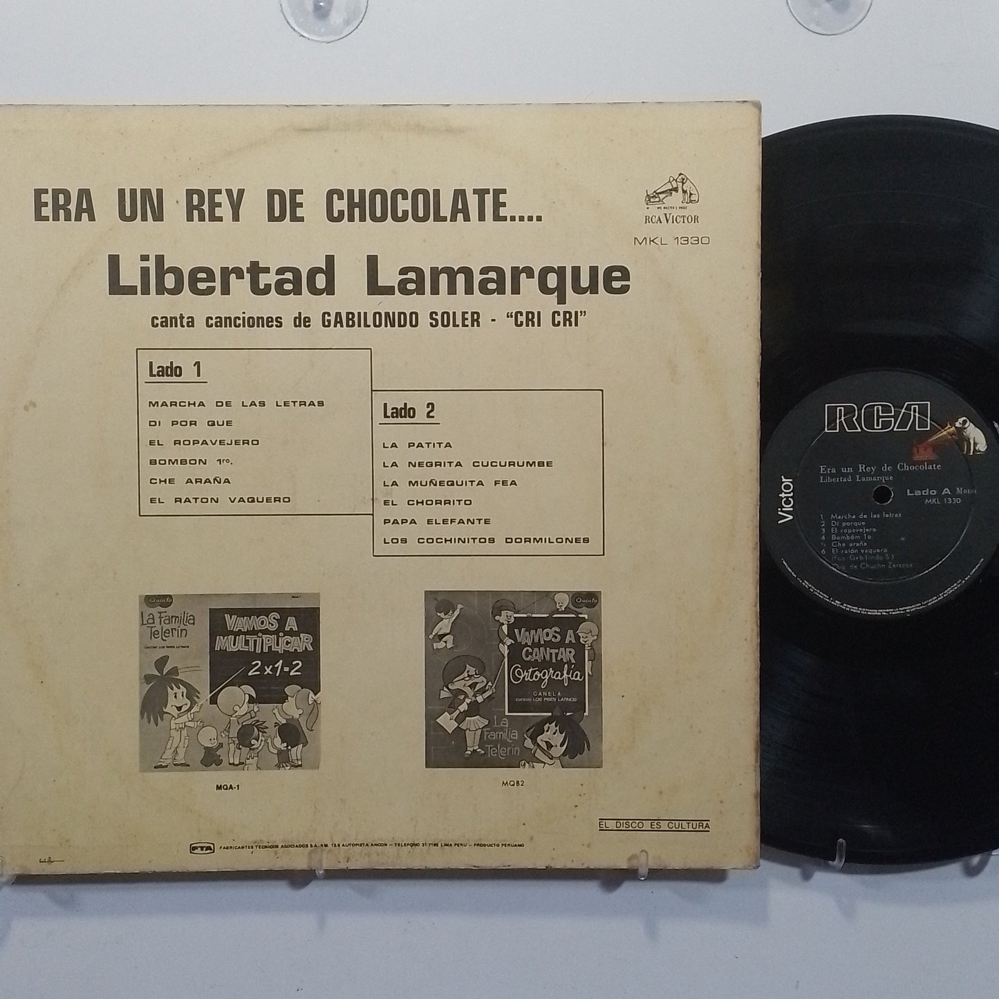 lp Libertad Lamarque Era Un Rey De Chocolate made peru 1961 infantil