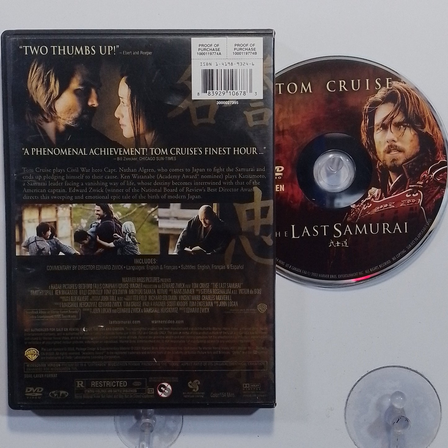 dvd The Last Samurai made usa 2003 accion