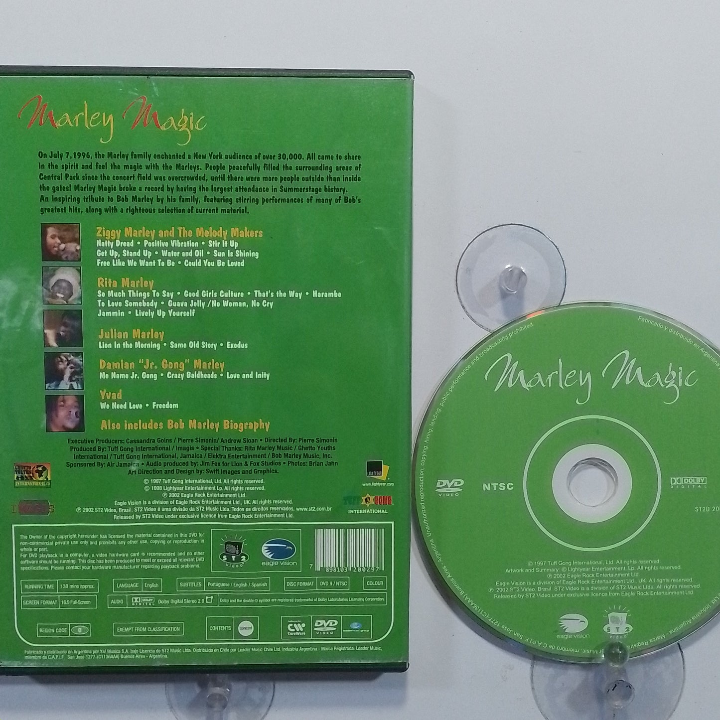 dvd Marley Magic Various Artists made argentina 2008 musical