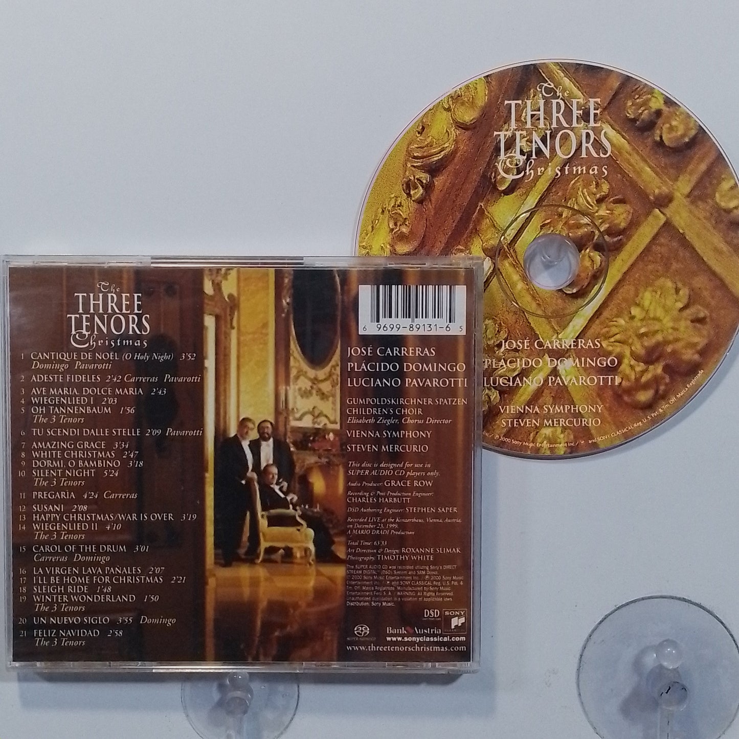 cd The Three Tenors Christmas made usa 2000 opera clasico