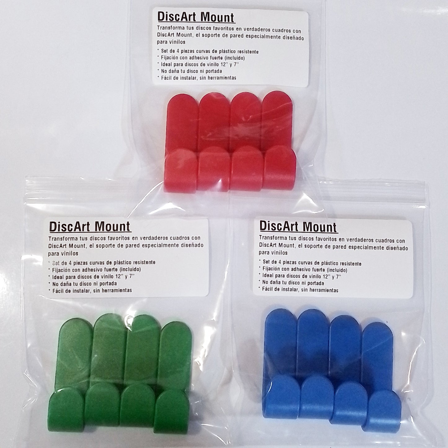 soporte para discos de vinilo lp discart mount facil de instalar rojo