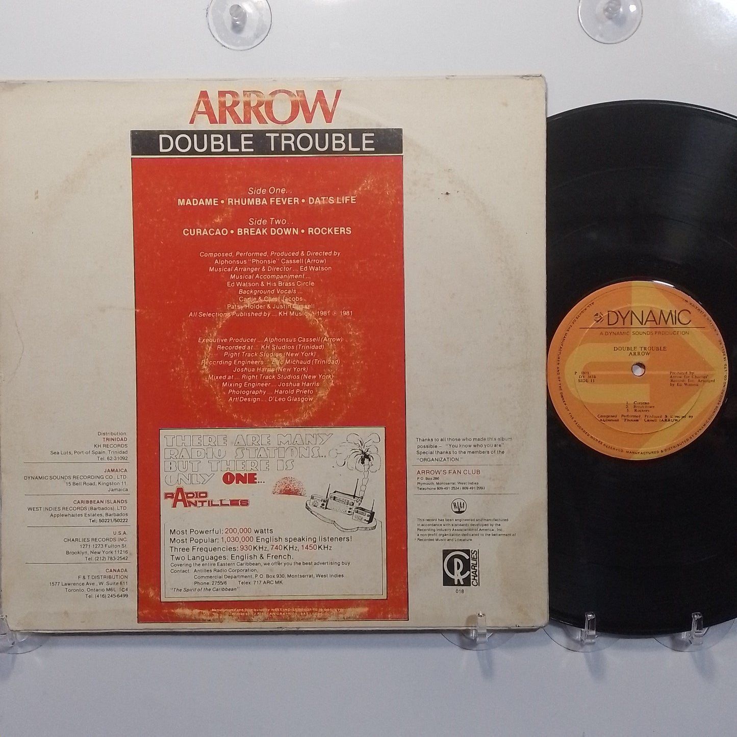 lp Arrow Double Trouble made jamaica 1981 Reggae
