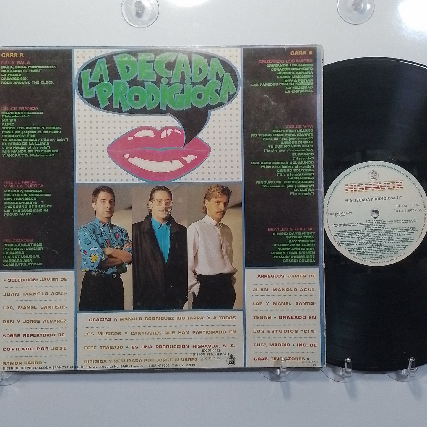lp La Decada Prodigiosa II beatles & rolling dolce vita varios made peru 1986 rock