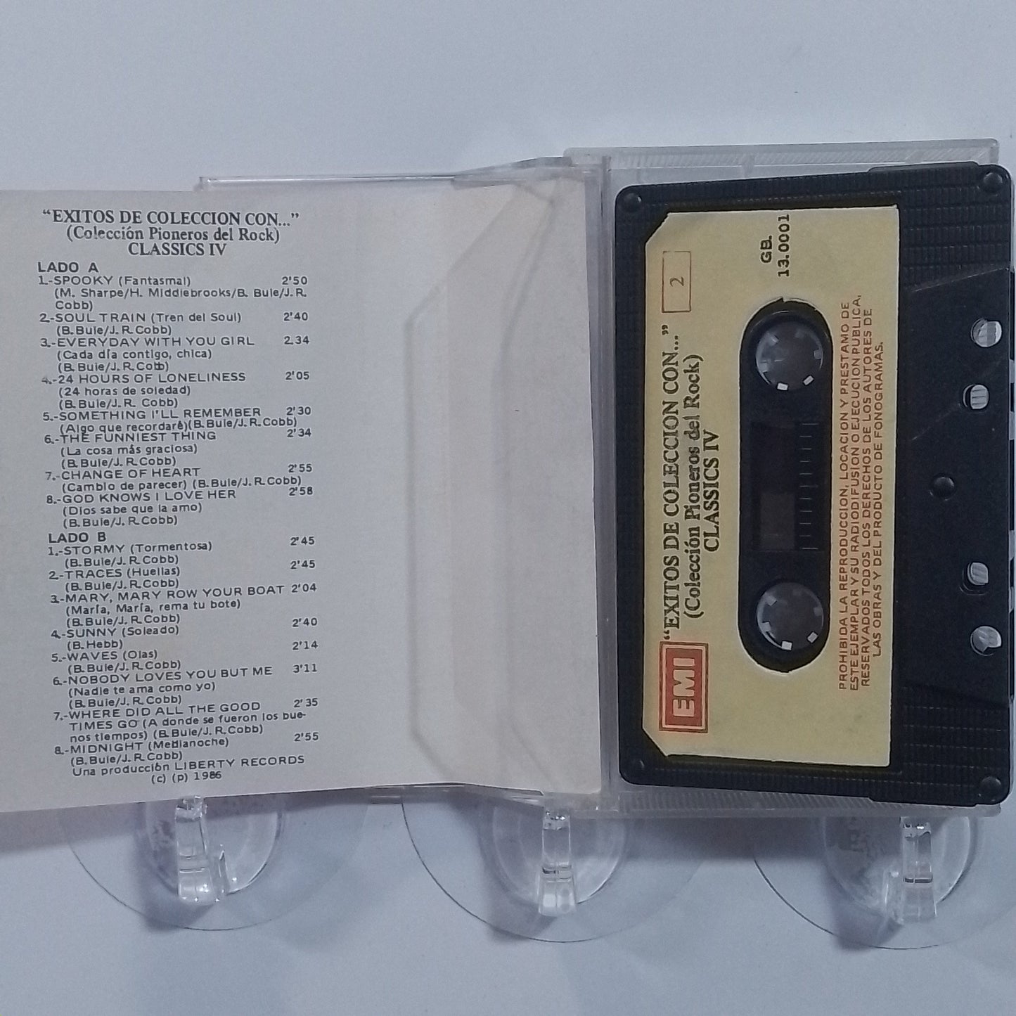 cassette The Classics IV Exitos de Coleccion con made peru 1987 rock