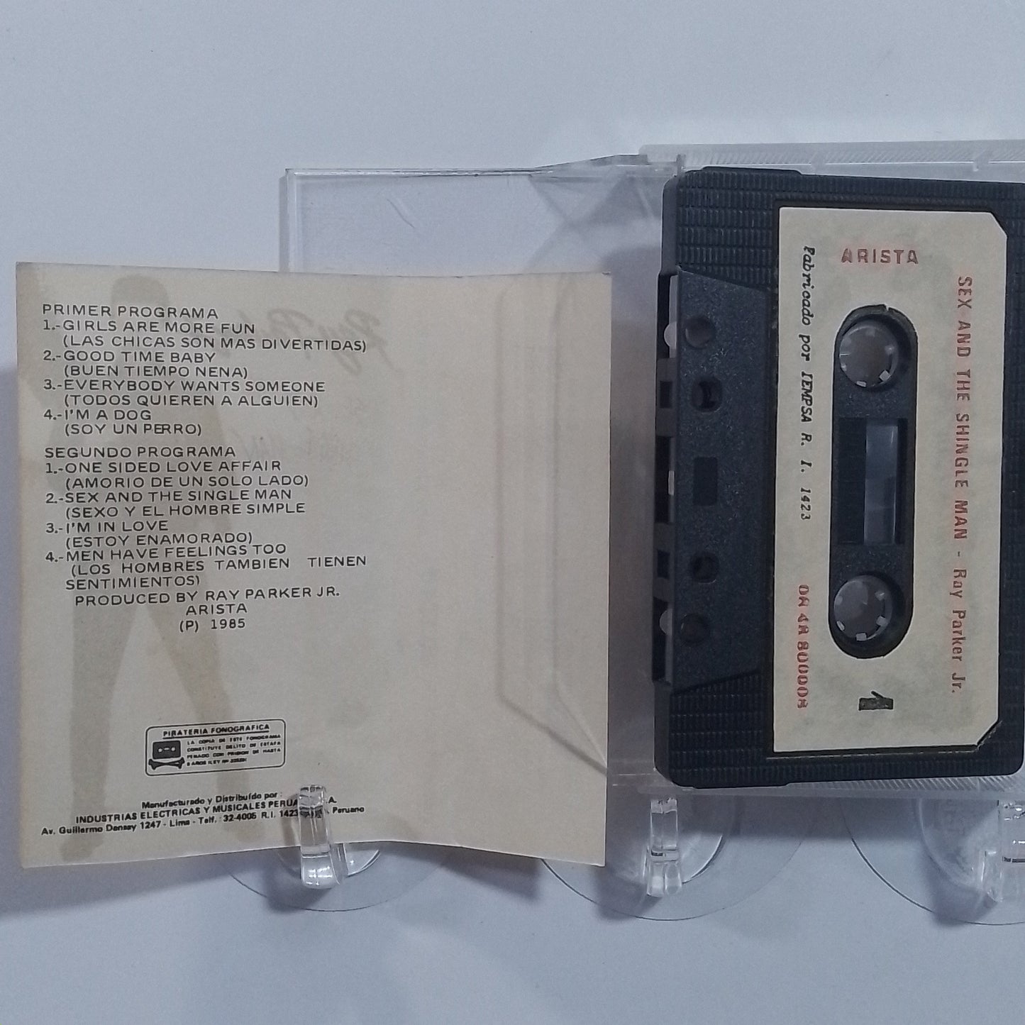 cassette Ray Parker Jr Sex And The Single Man made peru 1986 Synth pop Disco